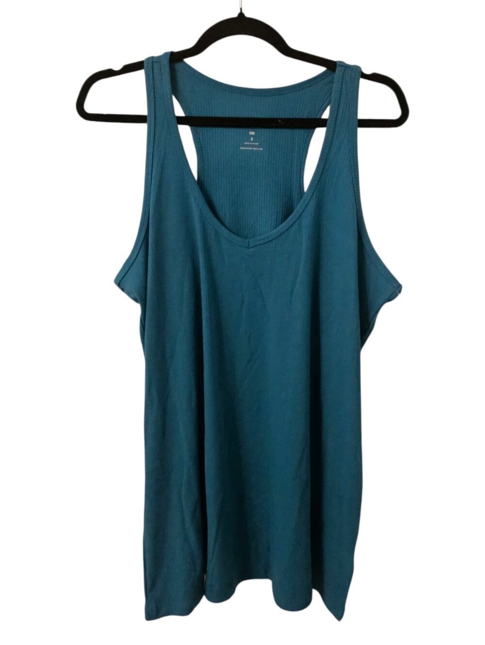 Turqouise Torrid Women's V-Neck Racerback Tank Top